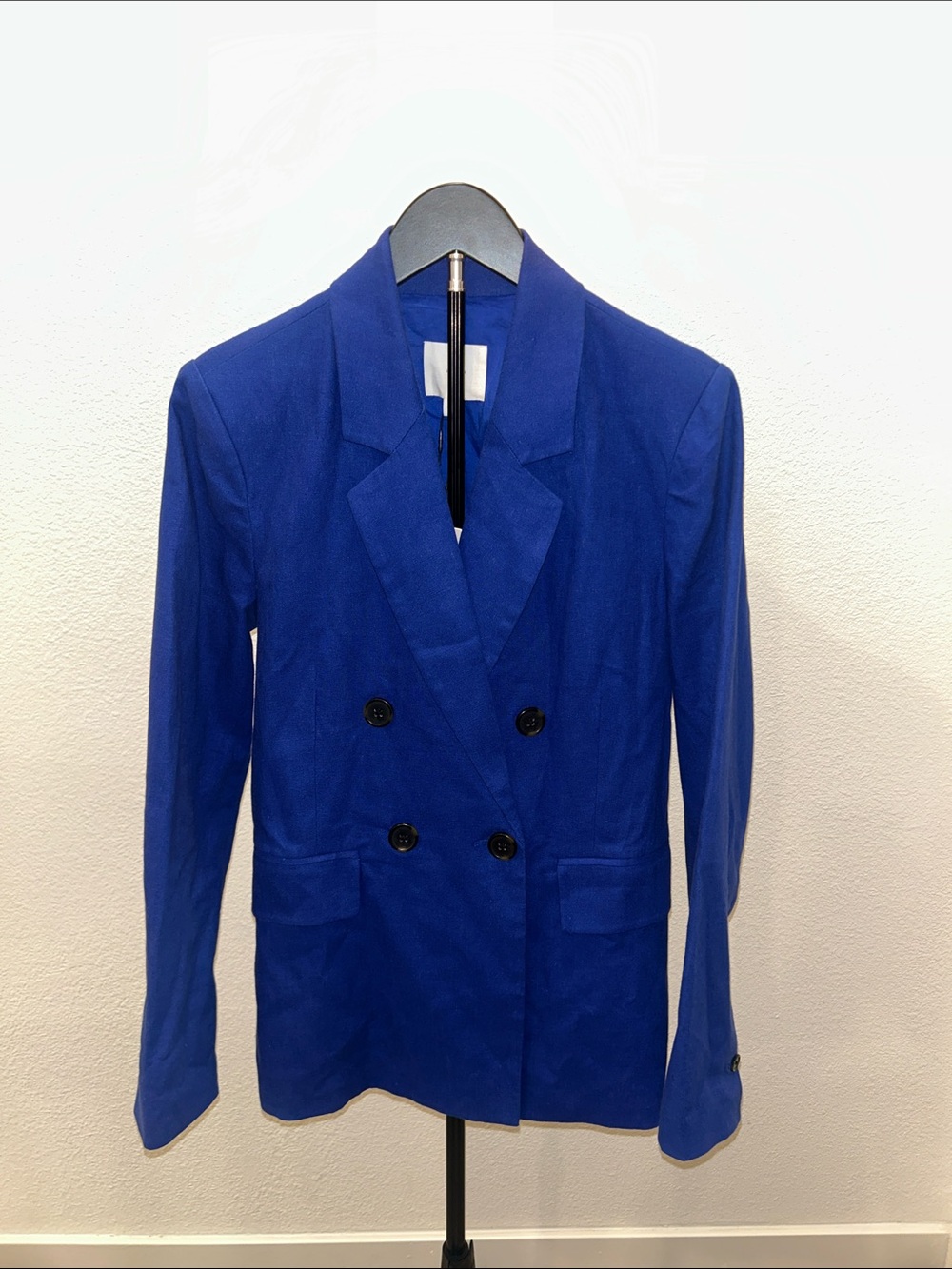 Women’s Double-Breasted Blazer Jacket - Royal Blue